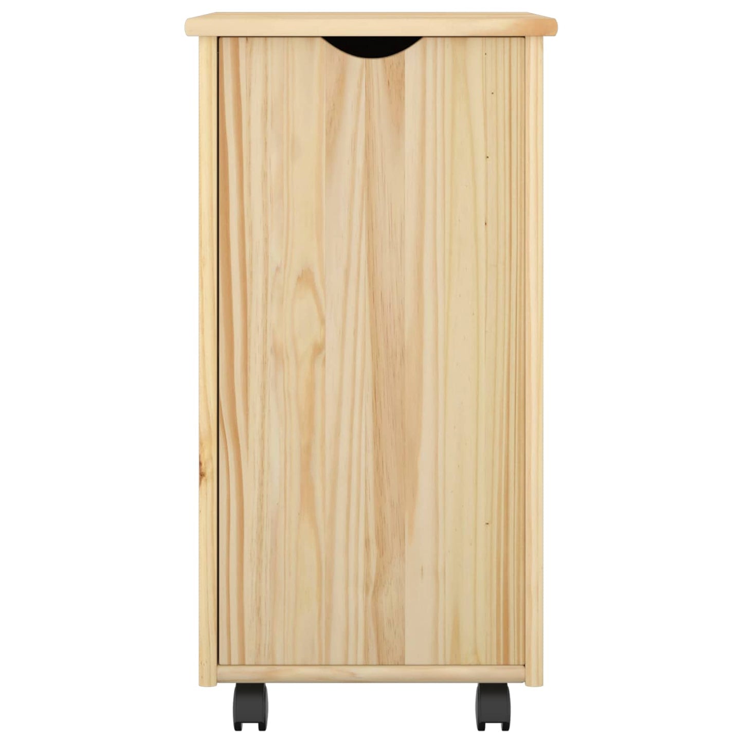 Rolling Kast met wiel Bruin 34 x 39 x 65,5 cm Massief Vurenhout