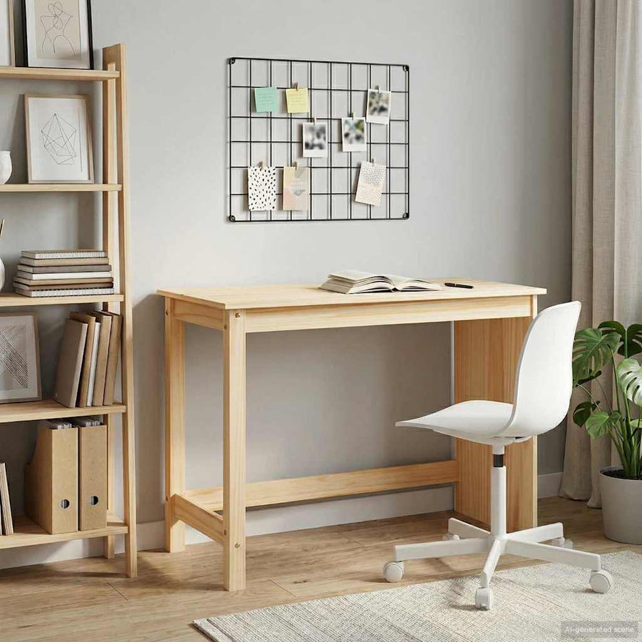 Bureau Bruin 112 x 50 x 75 cm Massief Vurenhout