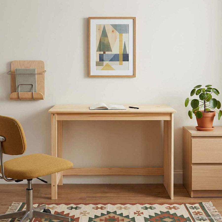 Bureau Bruin 112 x 50 x 75 cm Massief Vurenhout