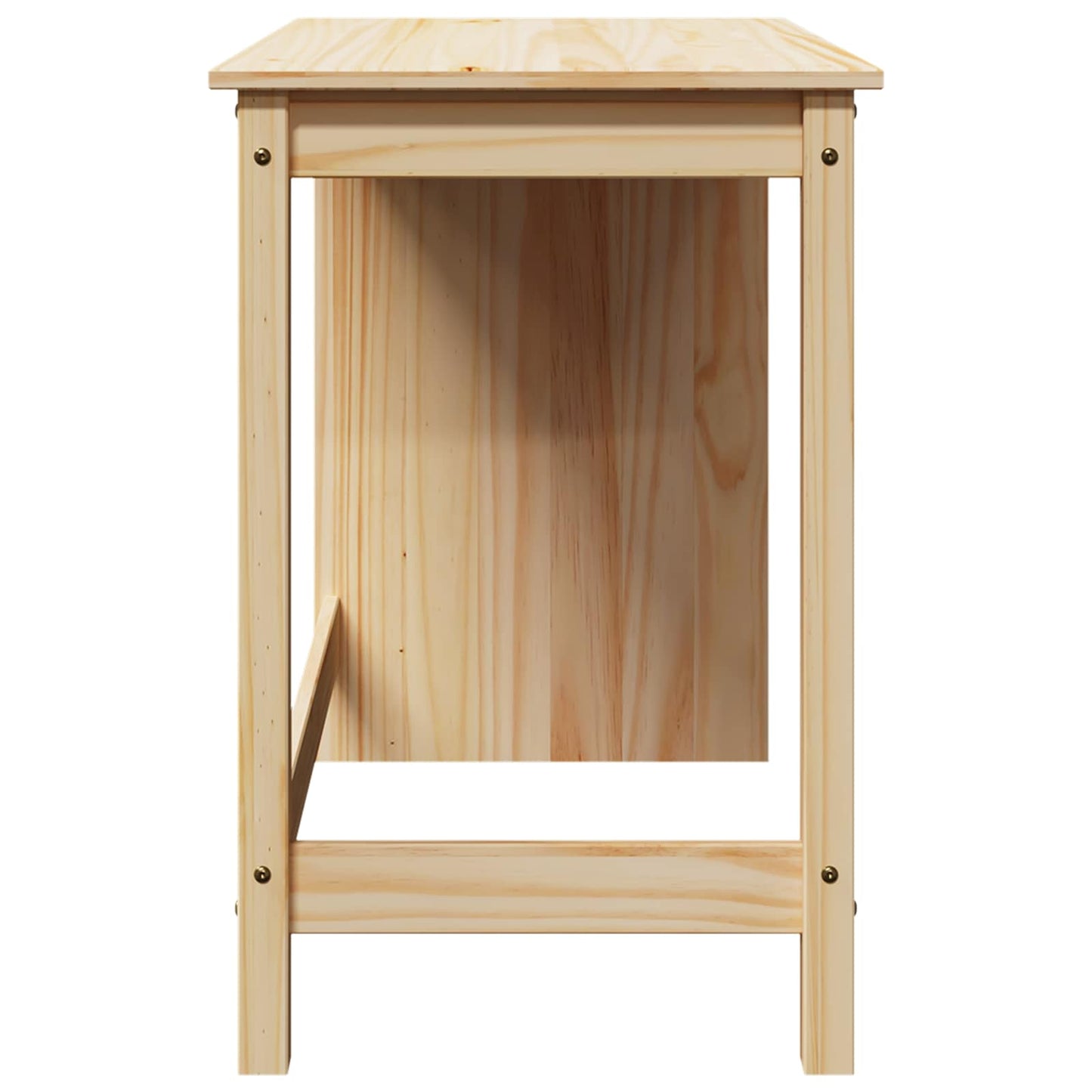 Bureau Bruin 112 x 50 x 75 cm Massief Vurenhout