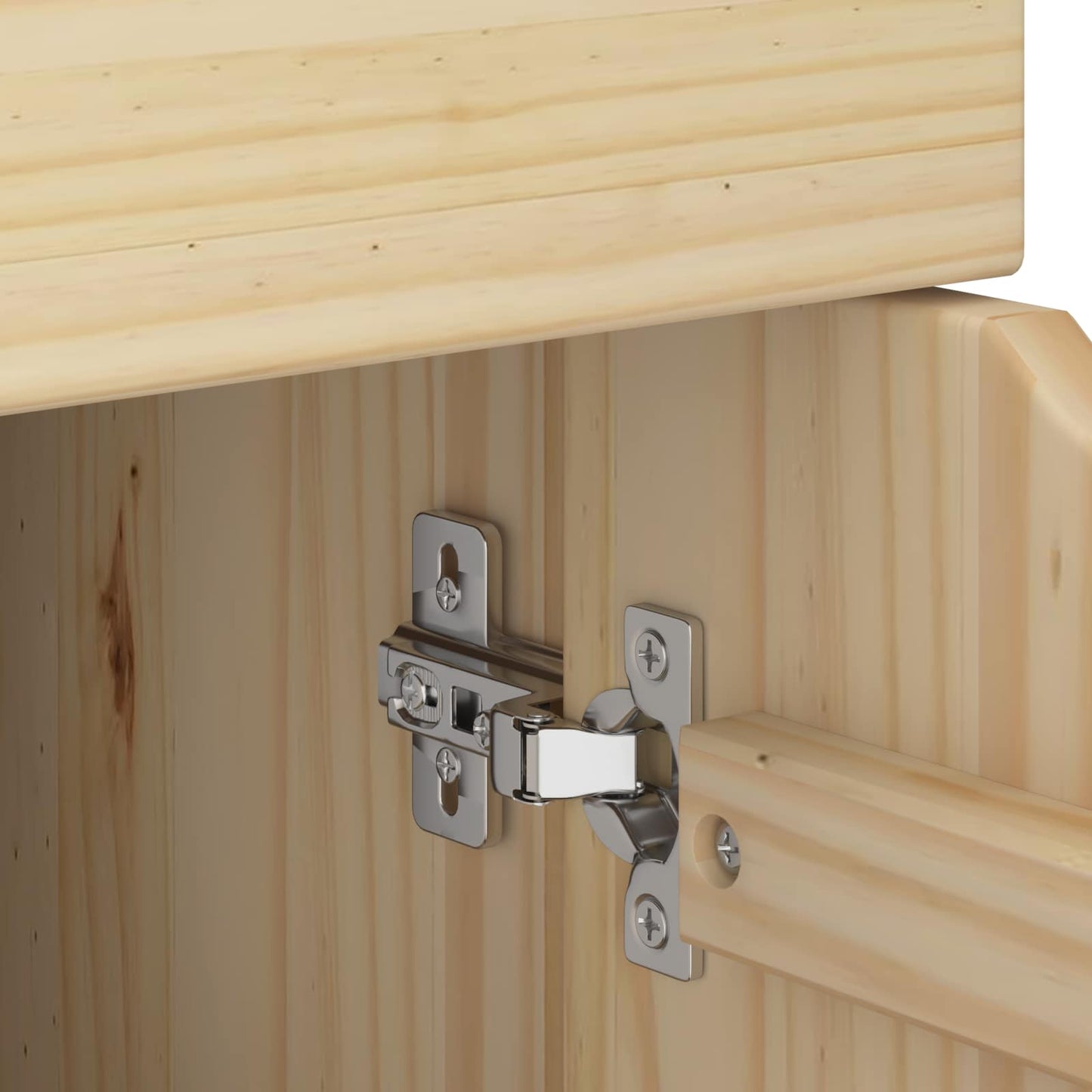 Rolling Kast Bruin 63,5 x 39 x 65,5 cm Massief Vurenhout