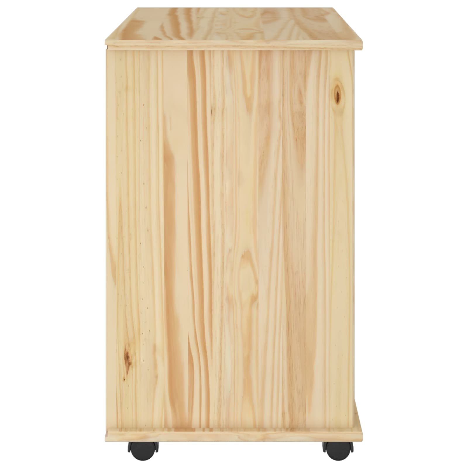 Rolling Kast Bruin 63,5 x 39 x 65,5 cm Massief Vurenhout