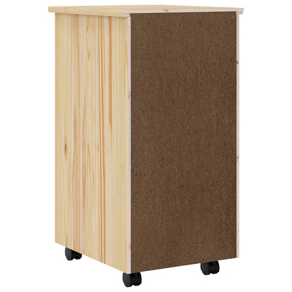 Rolling Cabinet met Laden MOSS Heldere Vernis 34 x 39 x 65,5 cm