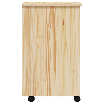 Rolling Cabinet met Laden MOSS Heldere Vernis 34 x 39 x 65,5 cm
