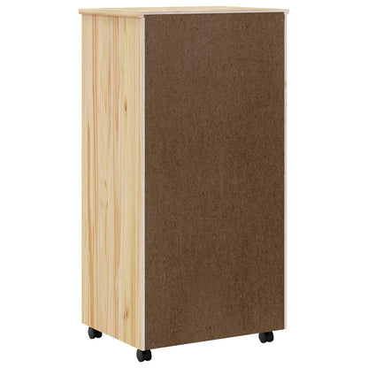 Rolling Cabinet met Laden MOSS Heldere Vernis 53 x 39 x 103 cm