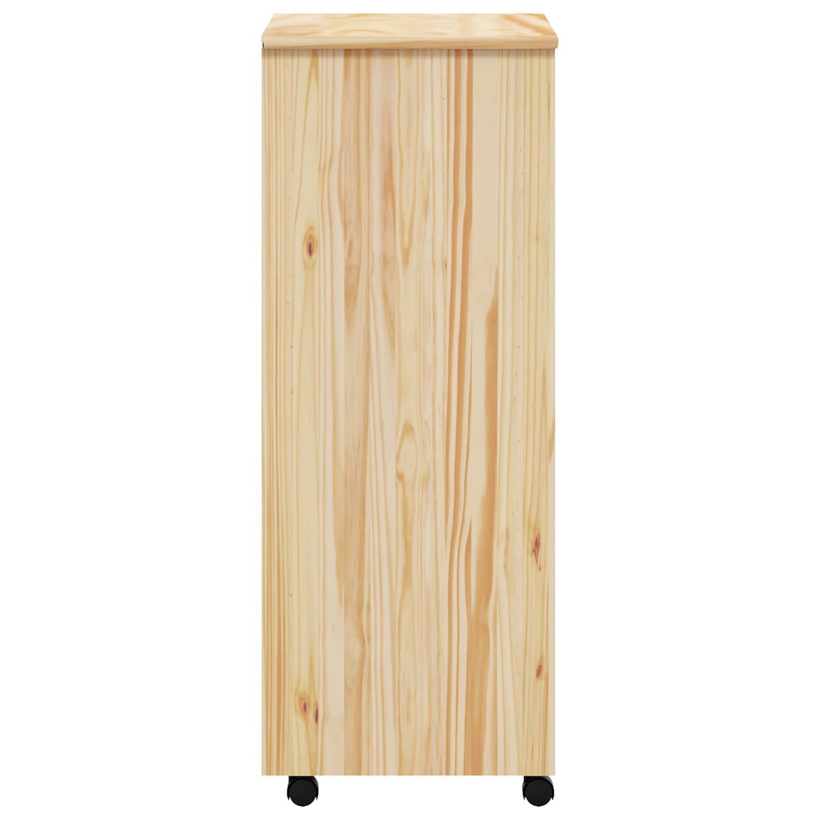 Rolling Cabinet met Laden MOSS Heldere Vernis 53 x 39 x 103 cm