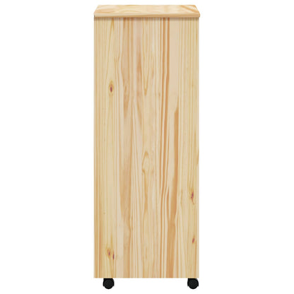 Rolling Cabinet met Laden MOSS Heldere Vernis 53 x 39 x 103 cm