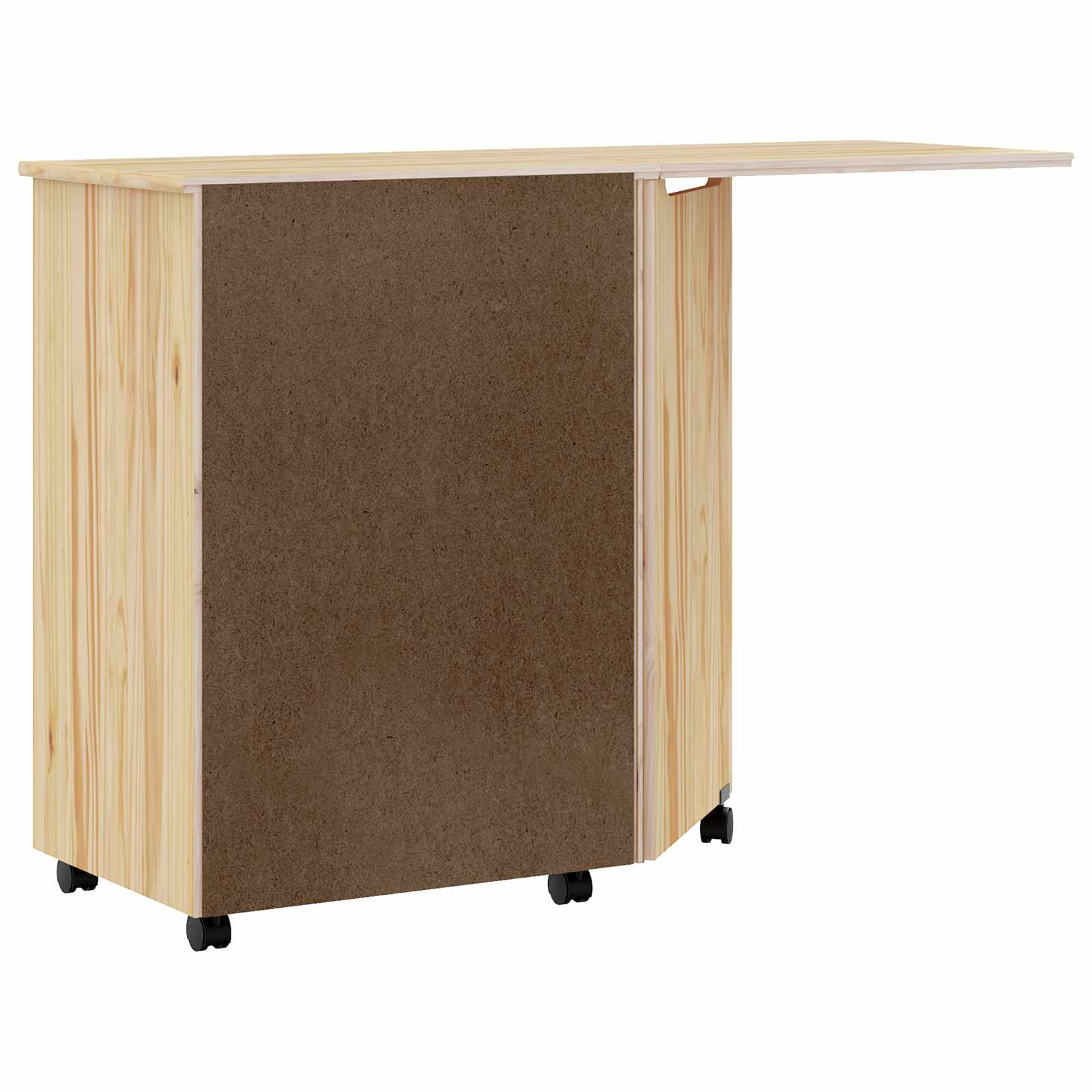 Rolkast met Bureau MOSS Heldere Vernis 105,5 x 39 x 74,5 cm