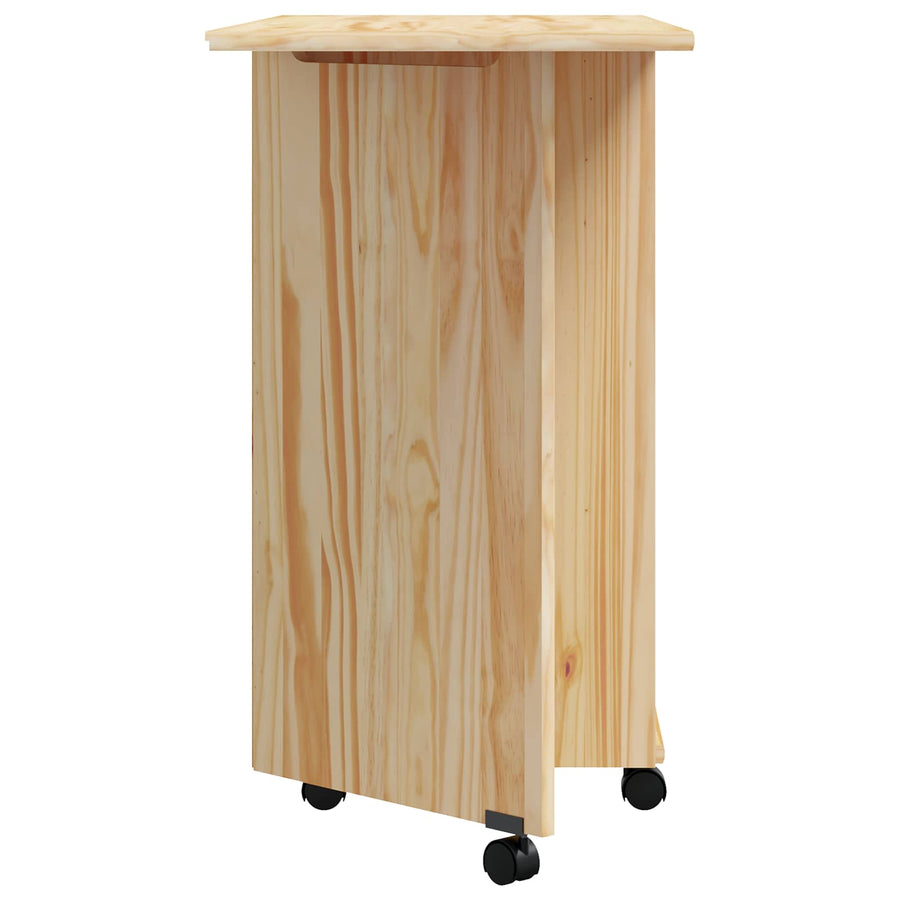 Rolkast met Bureau MOSS Heldere Vernis 105,5 x 39 x 74,5 cm