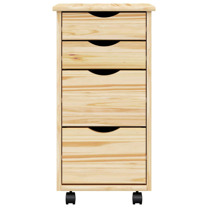 Rolkast met Bureau MOSS Heldere Vernis 34 x 39 x 65,5 cm