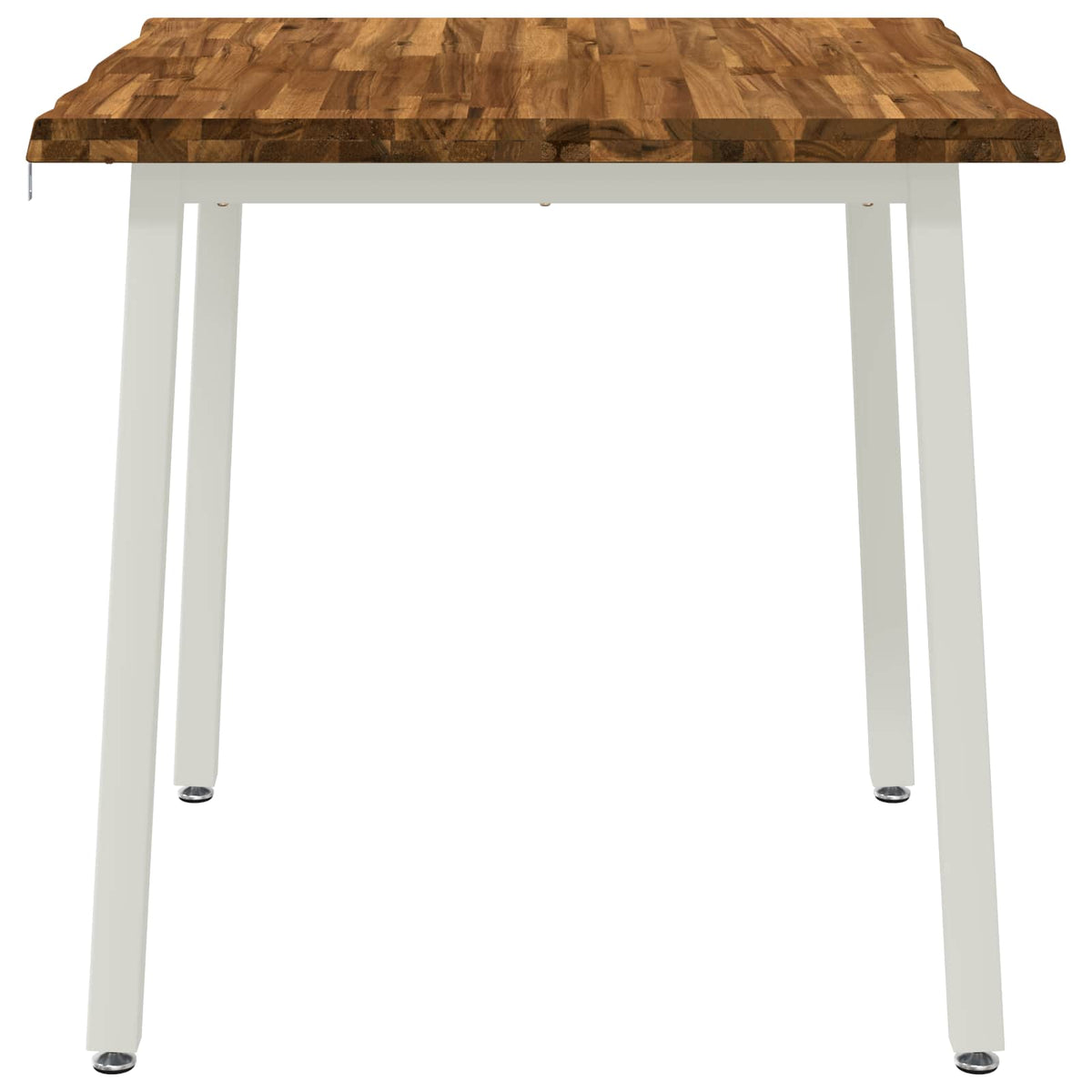 60 x 55 x 75 cm Massief Acaciahout Natuurlijk en Wit
