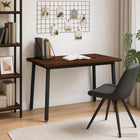 Eettafel 120x70 cm massief acaciahout zwart