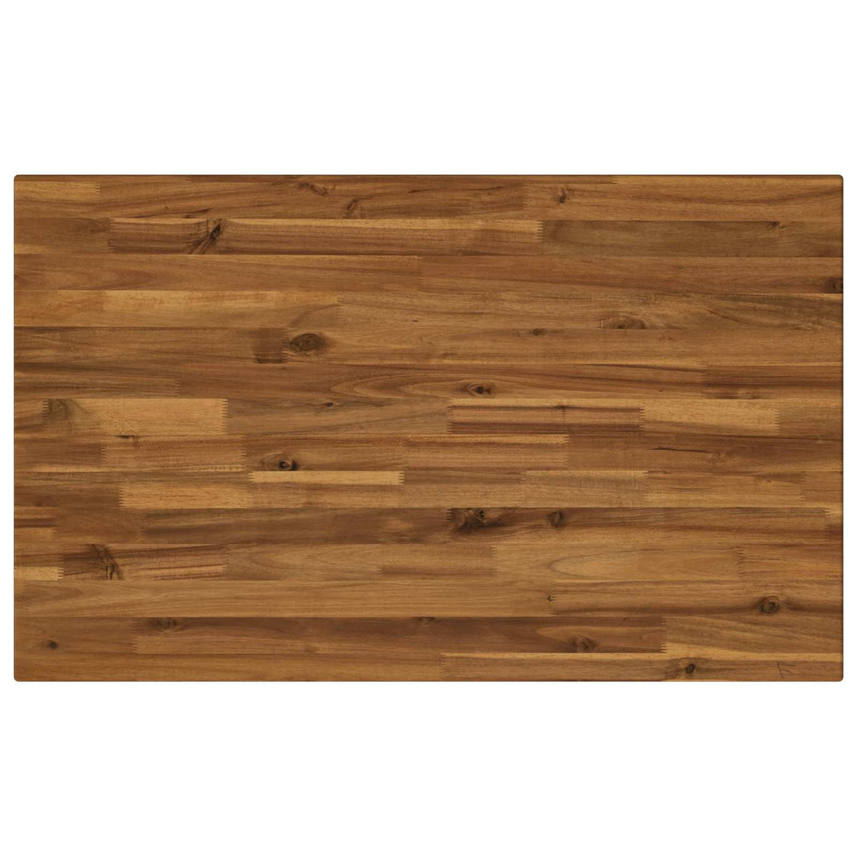 110 x 55 x 75 cm Massief Acaciahout Naturel en Zwart