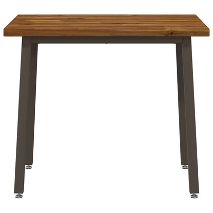 110 x 55 x 75 cm Massief Acaciahout Natuurlijk en Koffie