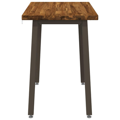 110 x 55 x 75 cm Massief Acaciahout Natuurlijk en Koffie