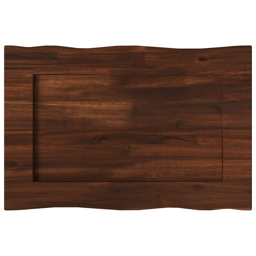 Rechthoekig Tafelblad 90 x 50 x 3,5 cm Rechthoekig Donkerbruin