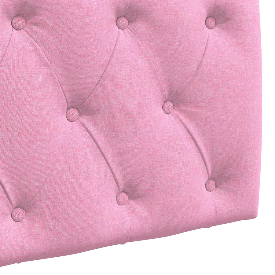 Hangend Hoofdeinde Wandgemonteerd Roze 210 x 55 x 7 cm Stof
