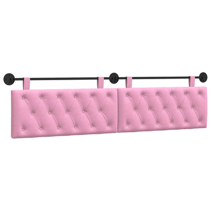 Hangend Hoofdeinde Wandgemonteerd Roze 210 x 55 x 7 cm Stof