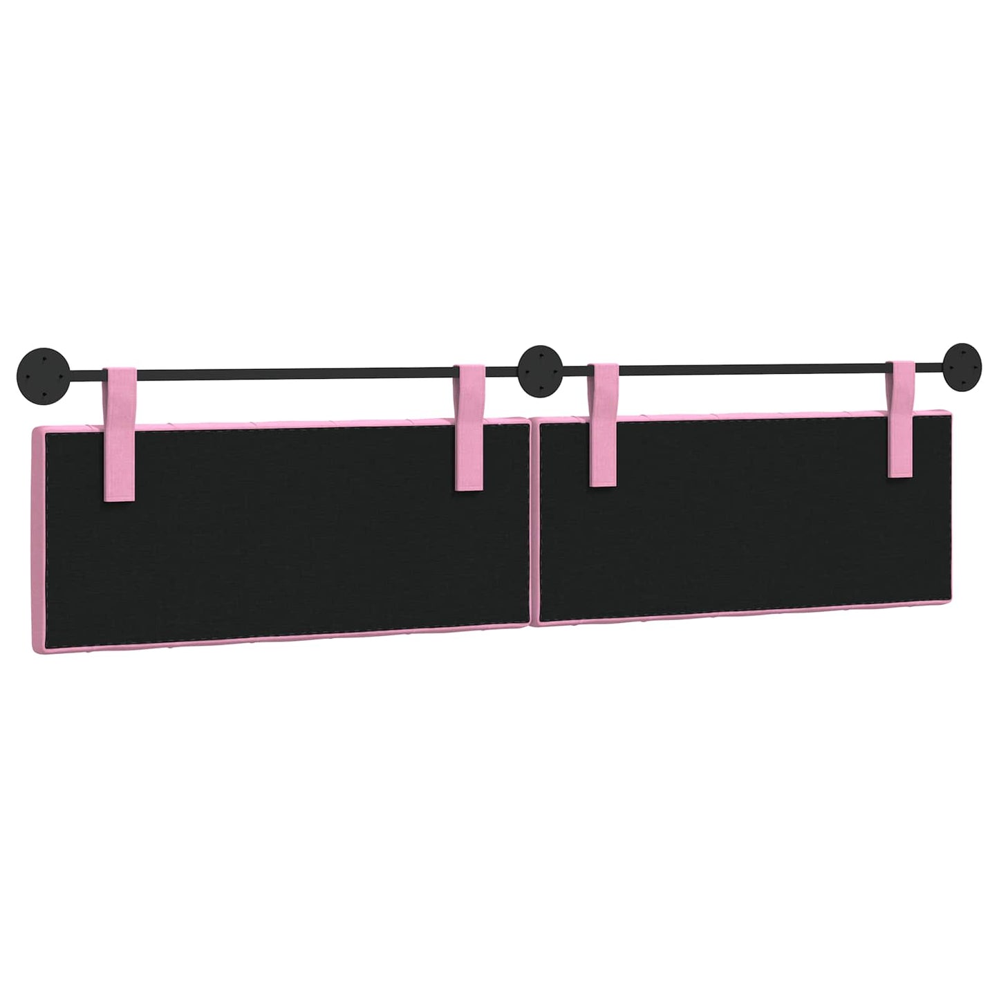 Hangend Hoofdeinde Wandgemonteerd Roze 210 x 55 x 7 cm Stof