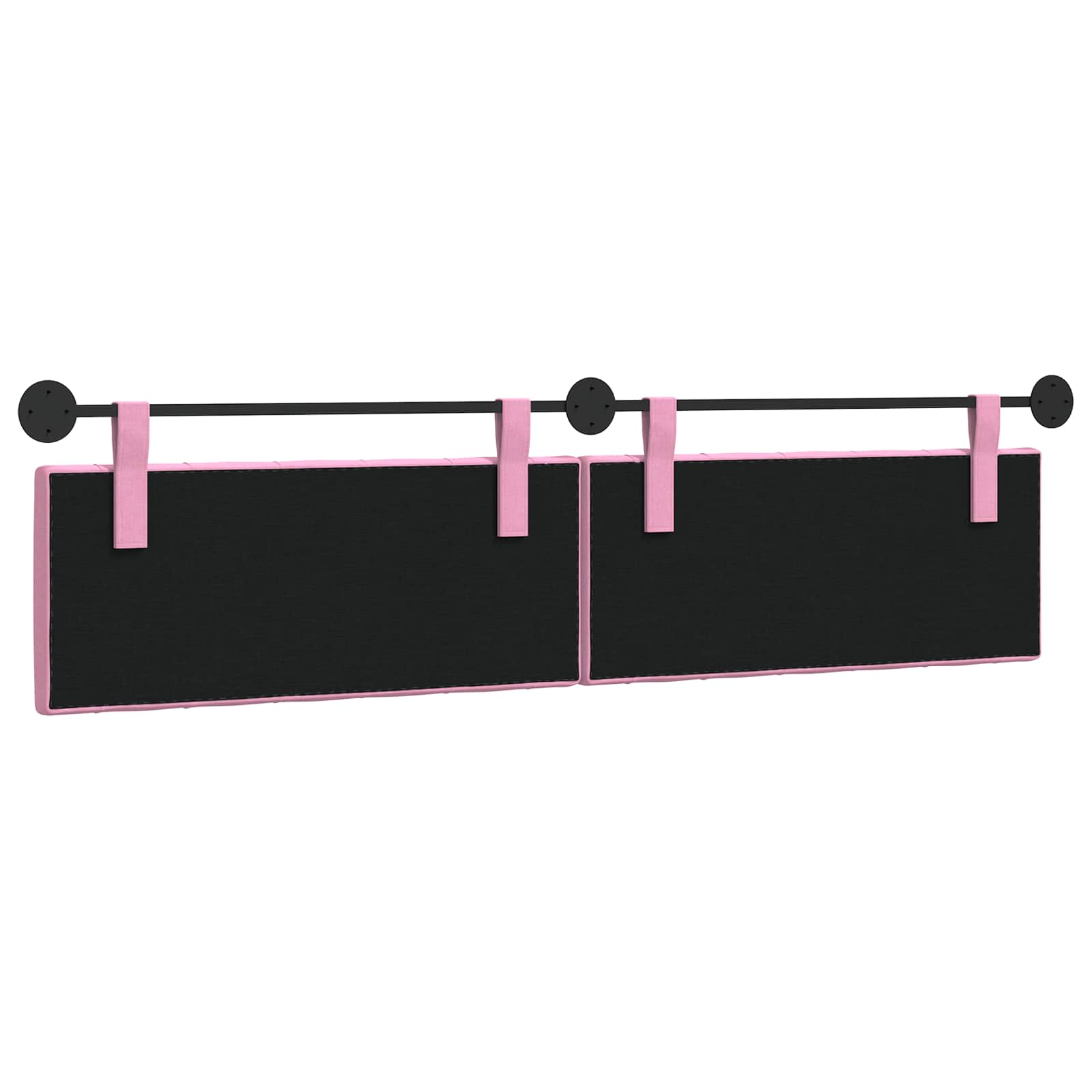 Hangend Hoofdeinde Wandgemonteerd Roze 210 x 55 x 7 cm Stof