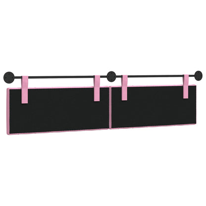 Hangend Hoofdeinde Wandgemonteerd Roze 210 x 55 x 7 cm Stof