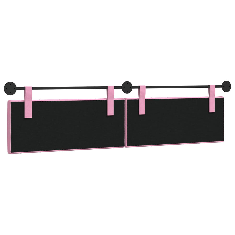 Hangend Hoofdeinde Wandgemonteerd Roze 210 x 55 x 7 cm Stof