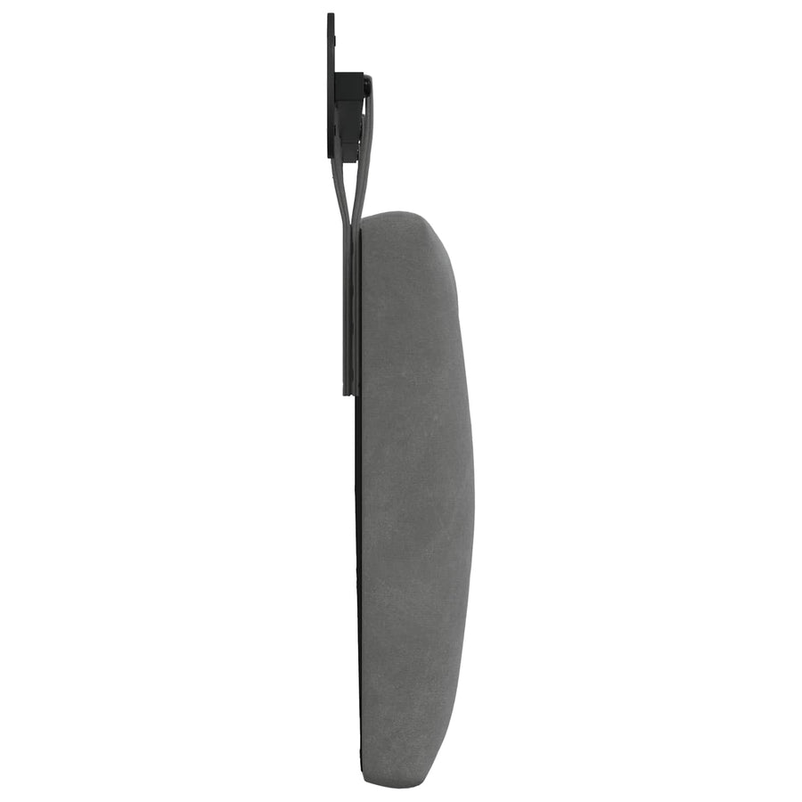 Hangend Hoofdeinde Donkergrijs 210 x 55 x 7 cm Fluweel