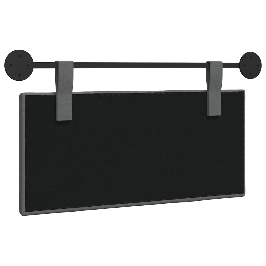 Hangend Hoofdeinde Gestreept Donkergrijs 90 x 55 x 5 cm Stof