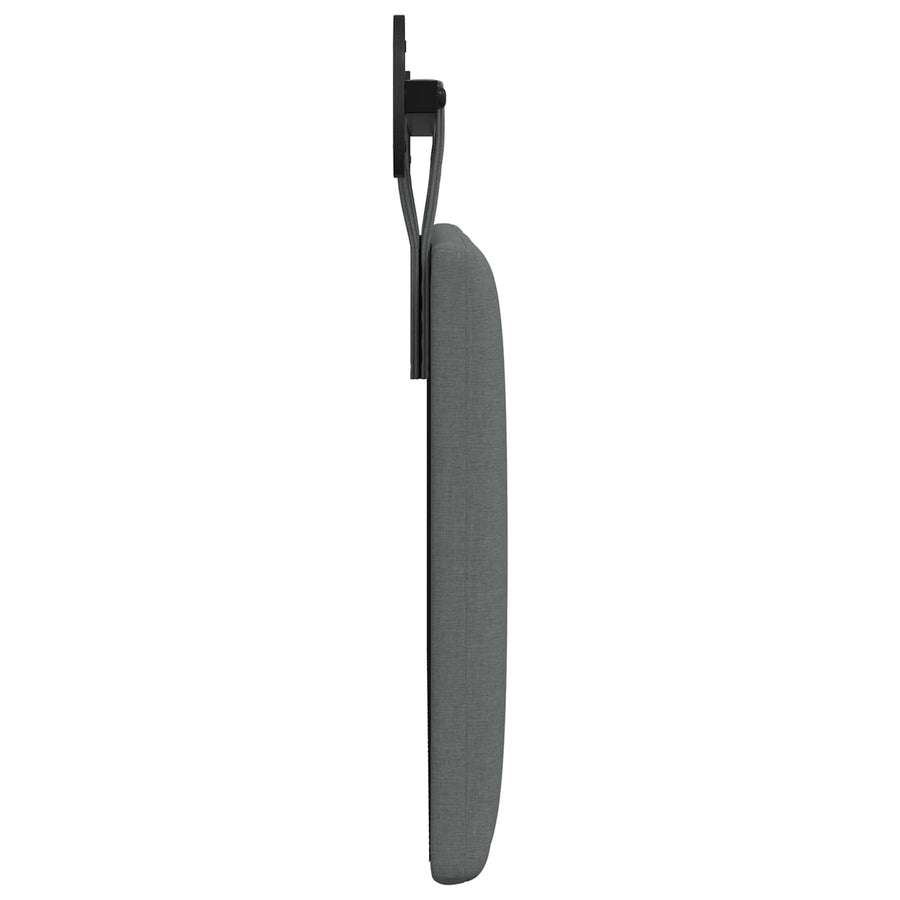 Hangend Hoofdeinde Gestreept Donkergrijs 90 x 55 x 5 cm Stof