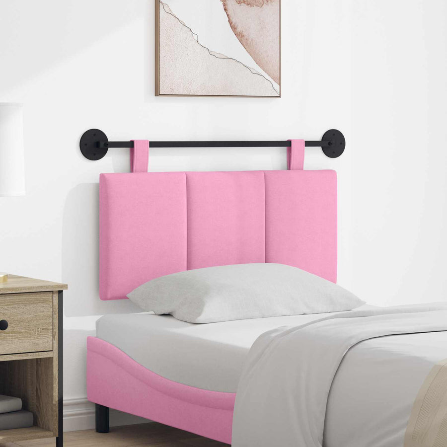 Hangend Hoofdeinde Wandgemonteerd Roze 90 x 55 x 5 cm Stof