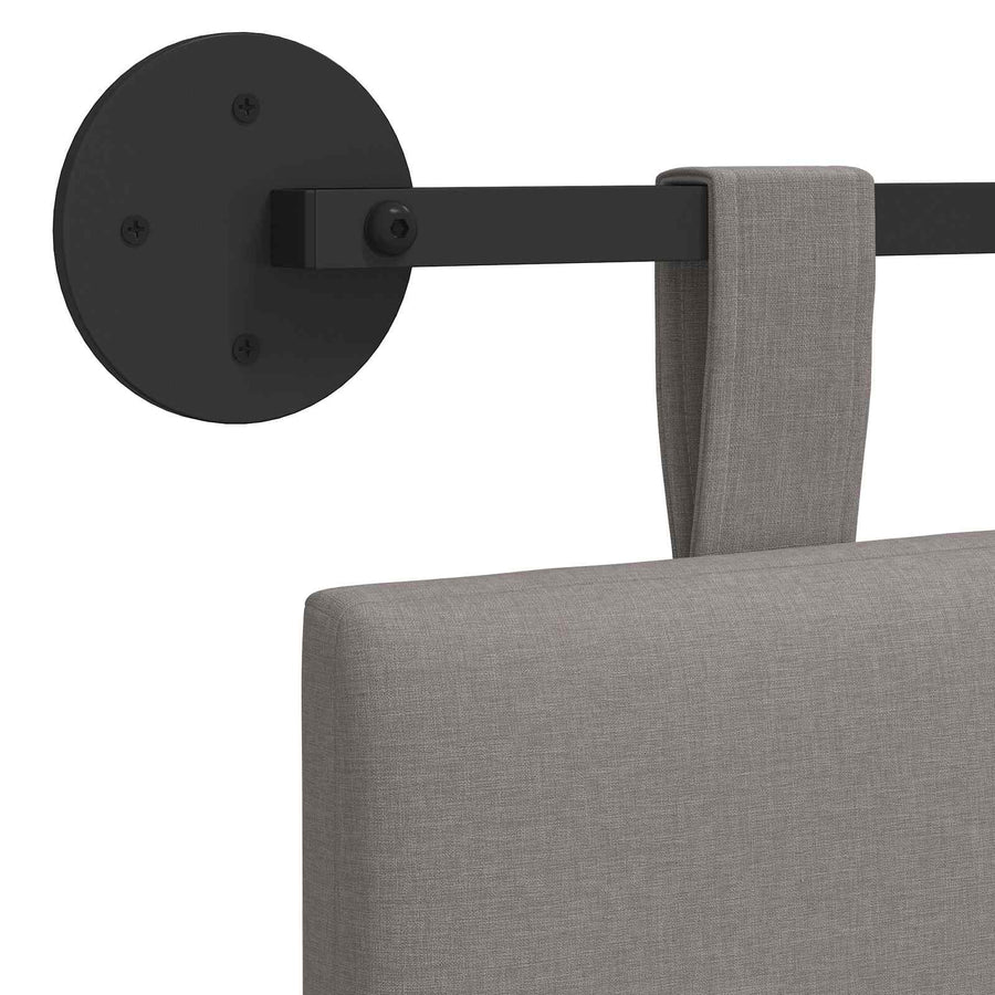 Hangend Hoofdeinde Wandgemonteerd Taupe 100 x 55 x 5 cm Stof
