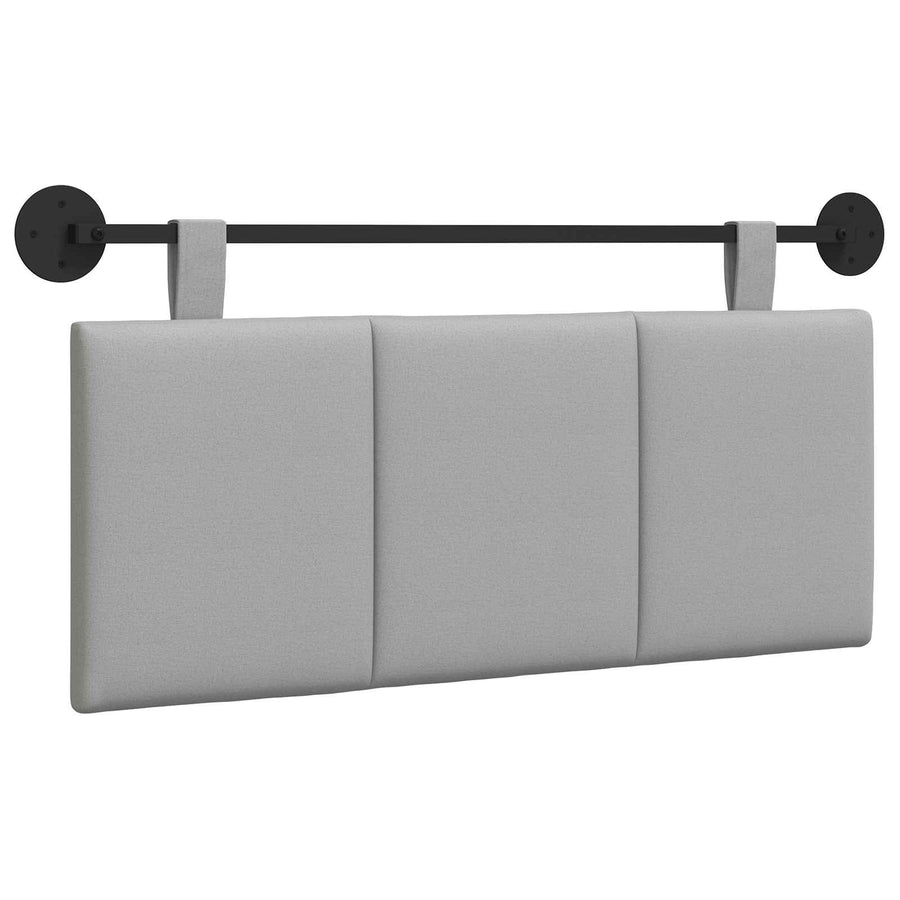 Hangend Hoofdeinde Gestreept Wolkengrijs 110 x 55 x 5 cm Stof