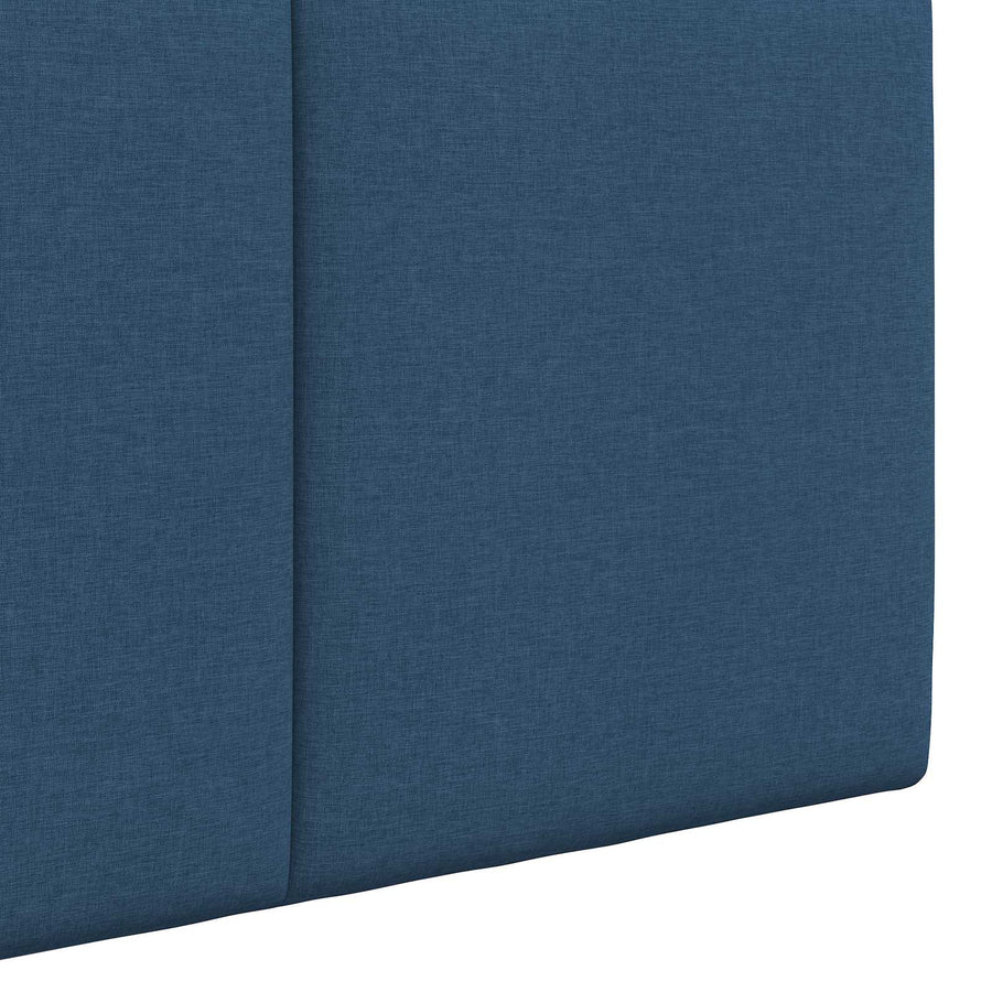 Hangend Hoofdeinde Wandgemonteerd Blauw 110 x 55 x 5 cm Stof