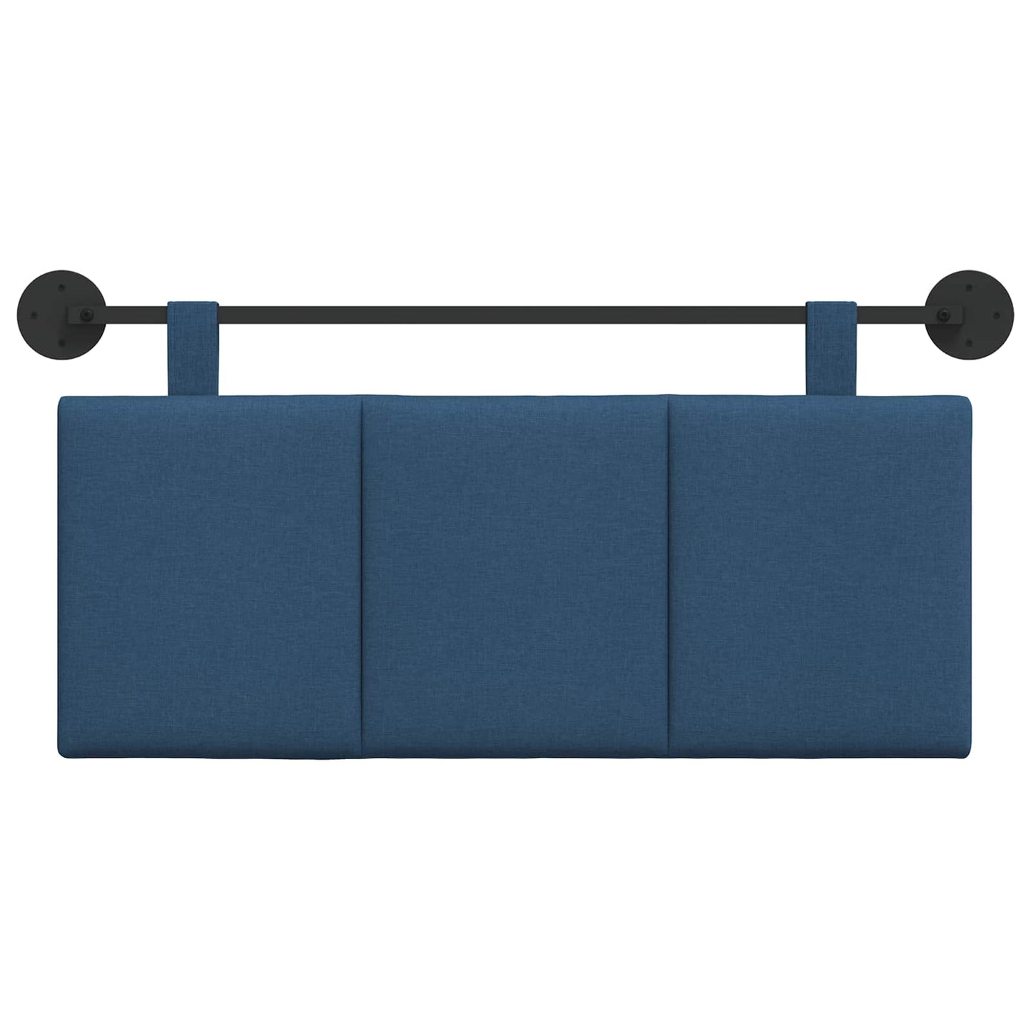 Hangend Hoofdeinde Wandgemonteerd Blauw 110 x 55 x 5 cm Stof