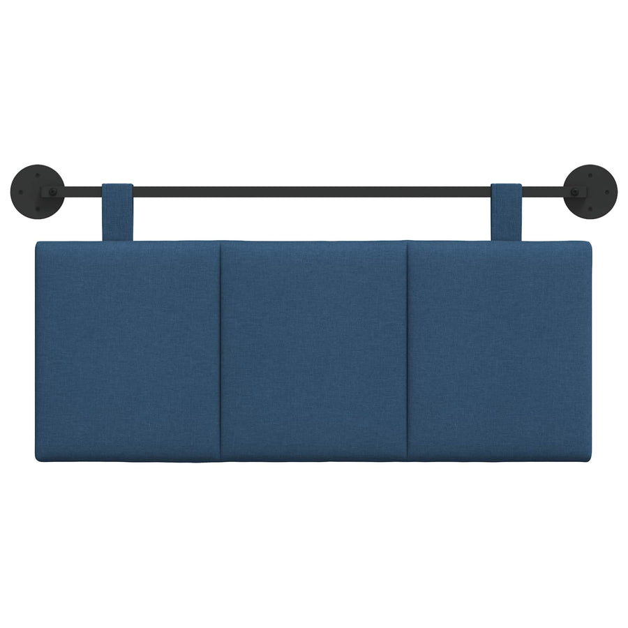 Hangend Hoofdeinde Wandgemonteerd Blauw 110 x 55 x 5 cm Stof