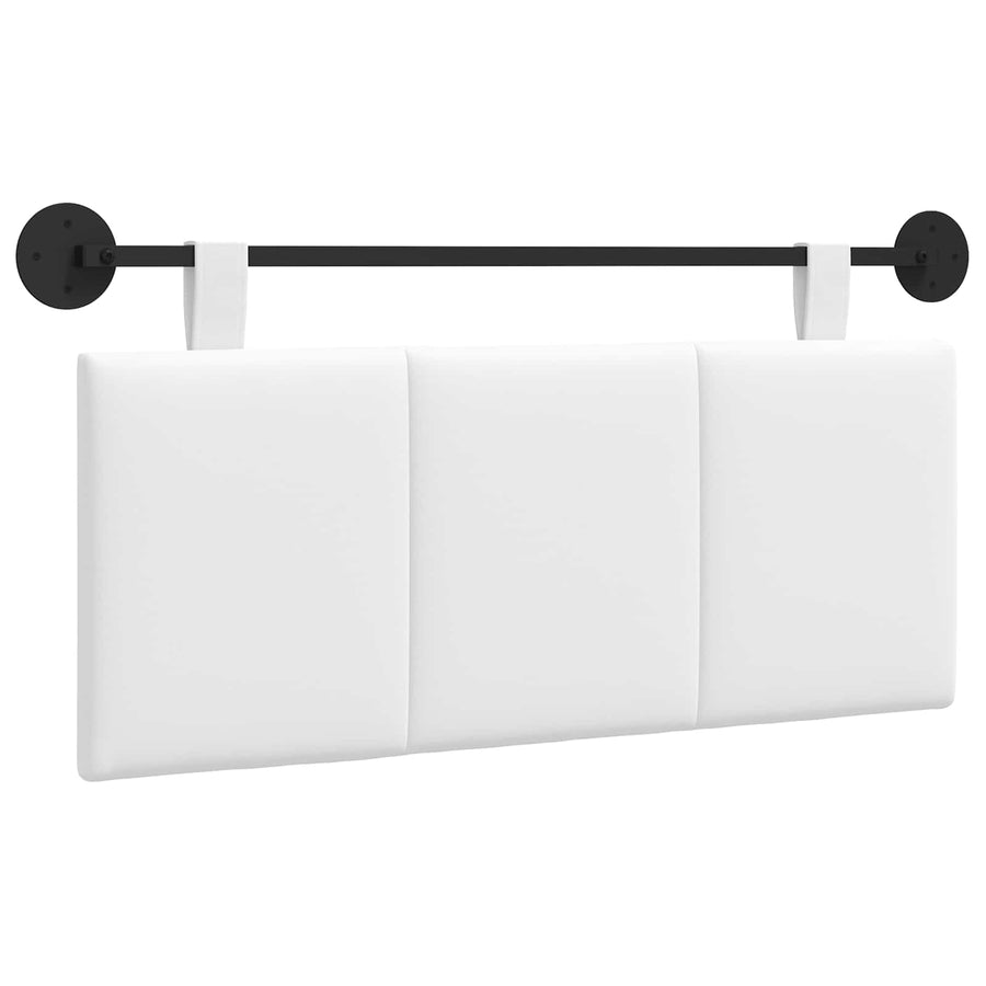 Hangend Hoofdeinde Wandgemonteerd Wit 110 x 55 x 5 cm Stof