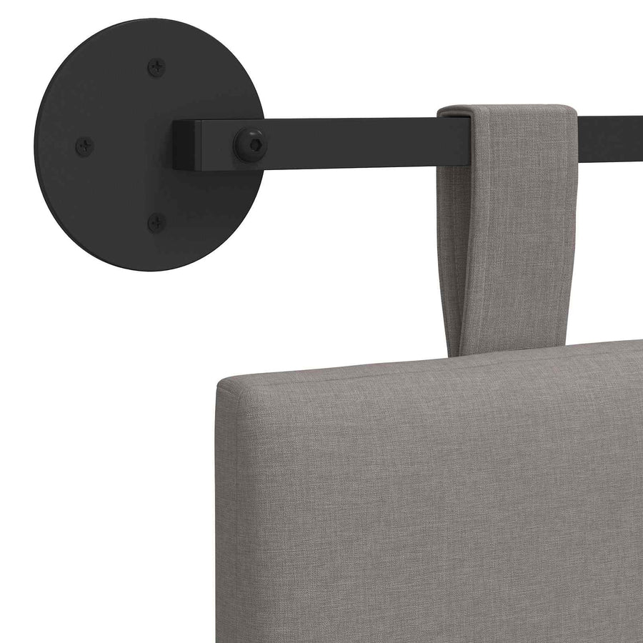 Hangend Hoofdeinde Wandgemonteerd Taupe 150 x 55 x 5 cm Stof