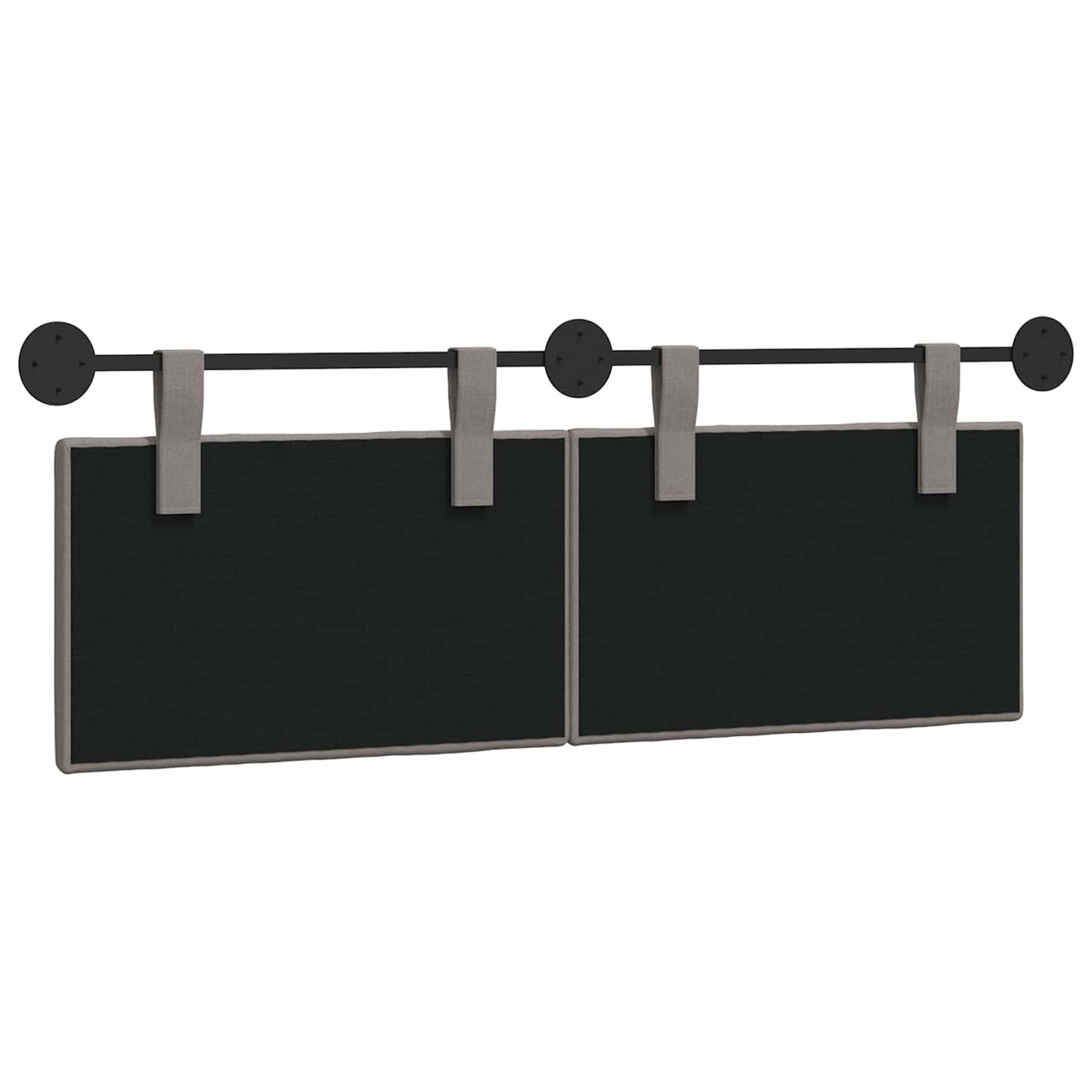 Hangend Hoofdeinde Wandgemonteerd Taupe 150 x 55 x 5 cm Stof