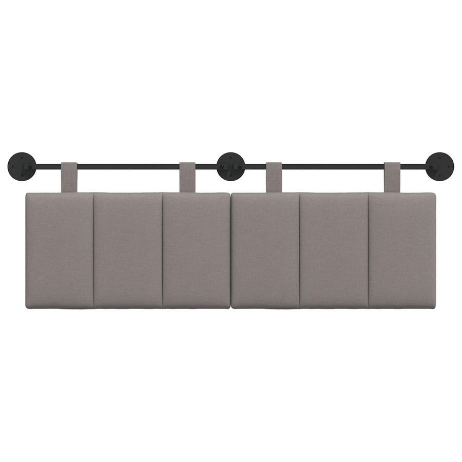 Hangend Hoofdeinde Wandgemonteerd Taupe 150 x 55 x 5 cm Stof