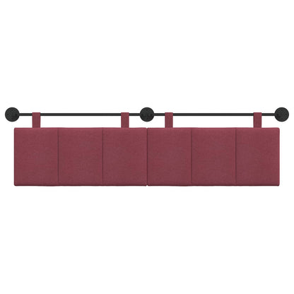 Hangend Hoofdeinde Wandgemonteerd Wijnrood 170 x 55 x 5 cm Stof