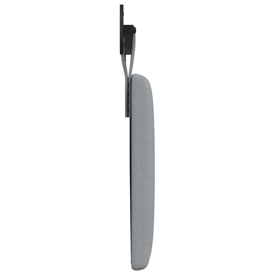 Hangend Hoofdeinde Gestreept Lichtgrijs 190 x 55 x 5 cm Stof