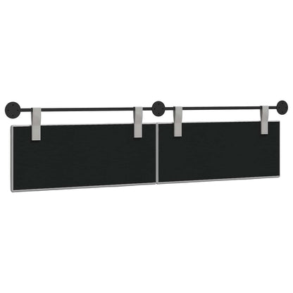 Hangend Hoofdeinde Gestreept Wolkengrijs 210 x 55 x 5 cm Stof