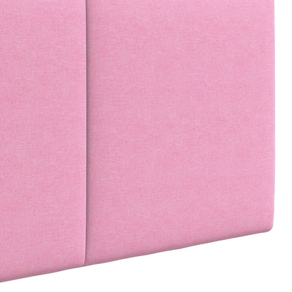 Hangend Hoofdeinde Wandgemonteerd Roze 210 x 55 x 5 cm Stof
