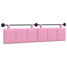 Hangend Hoofdeinde Wandgemonteerd Roze 210 x 55 x 5 cm Stof