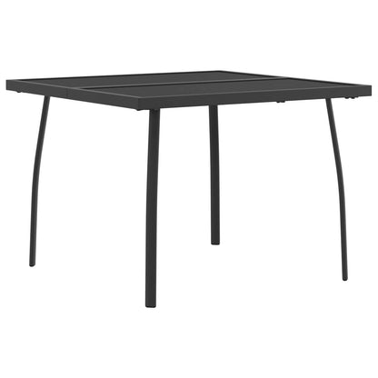 Buitenmeubelset 3 pcs Antracietkleurig Ijzer en Staal