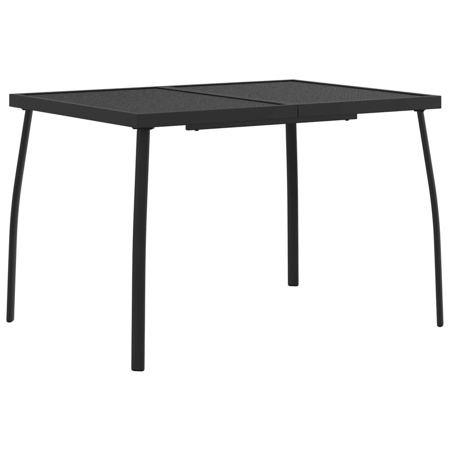 Buitenmeubelset 5 pcs Antracietkleurig Ijzer en Staal
