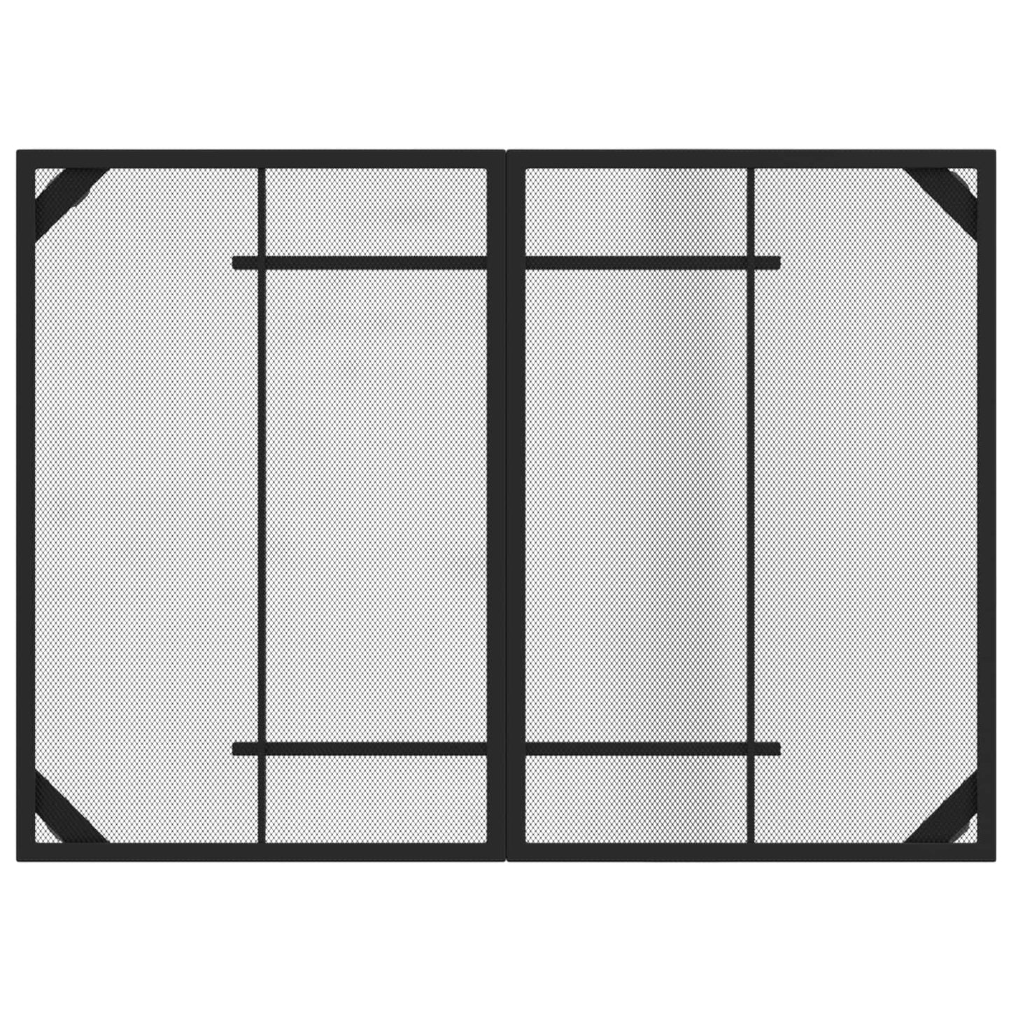 Buitenmeubelset 5 pcs Antracietkleurig Ijzer en Staal