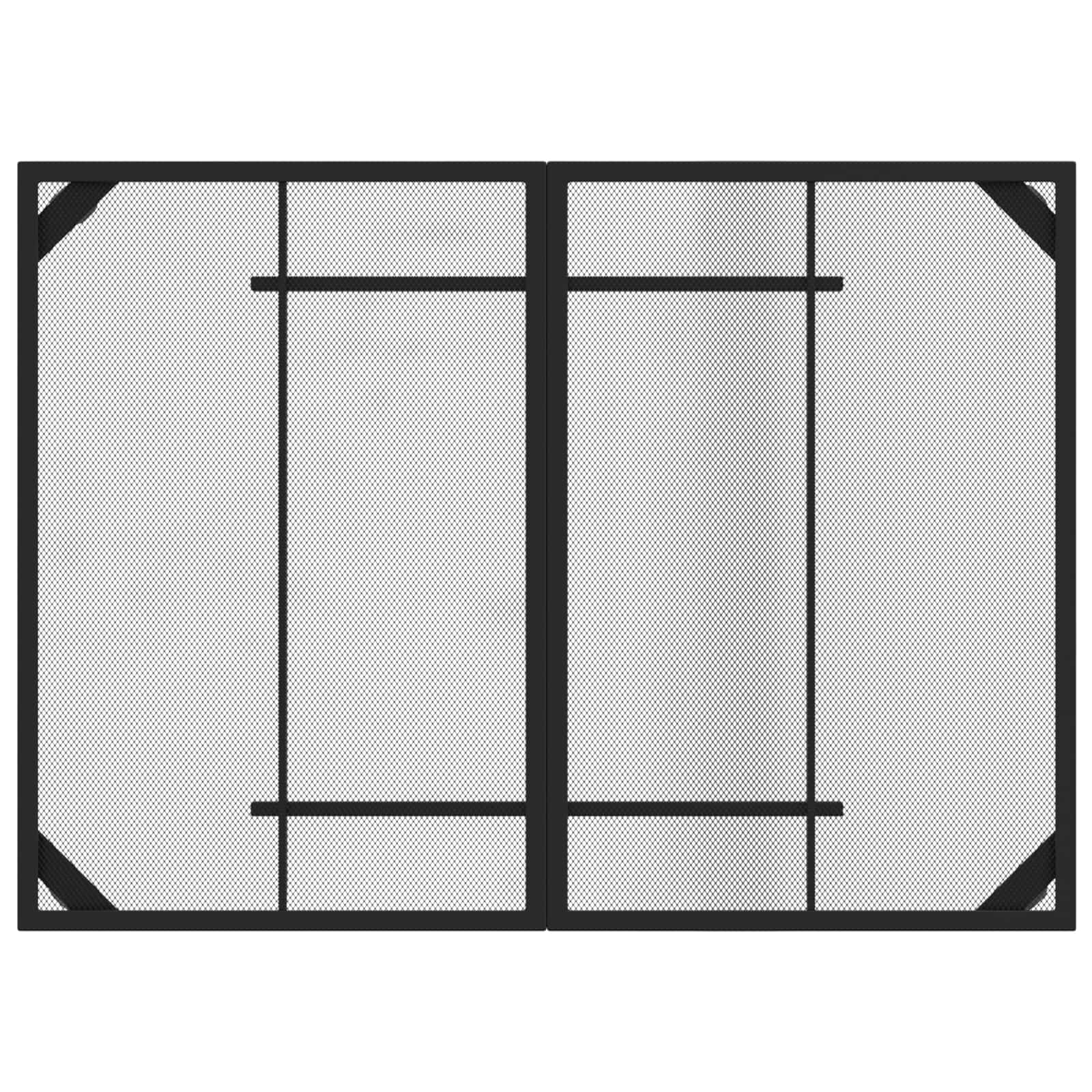 Buitenmeubelset 5 pcs Antracietkleurig Ijzer en Staal