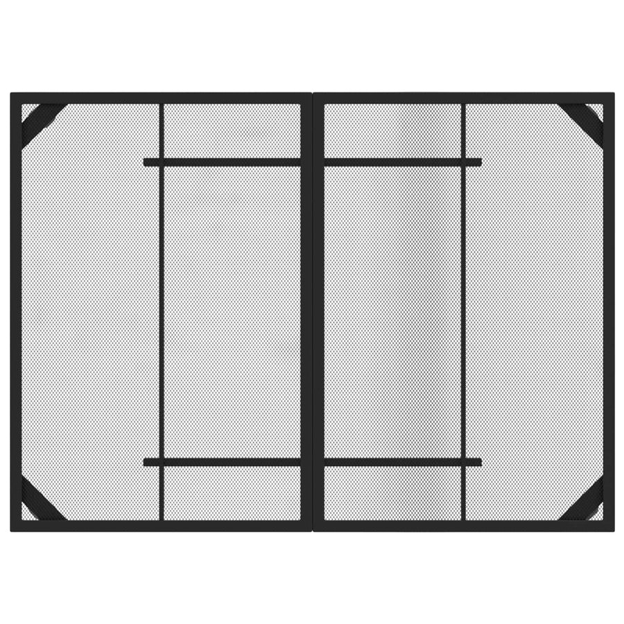 Buitenmeubelset 5 pcs Antracietkleurig Ijzer en Staal