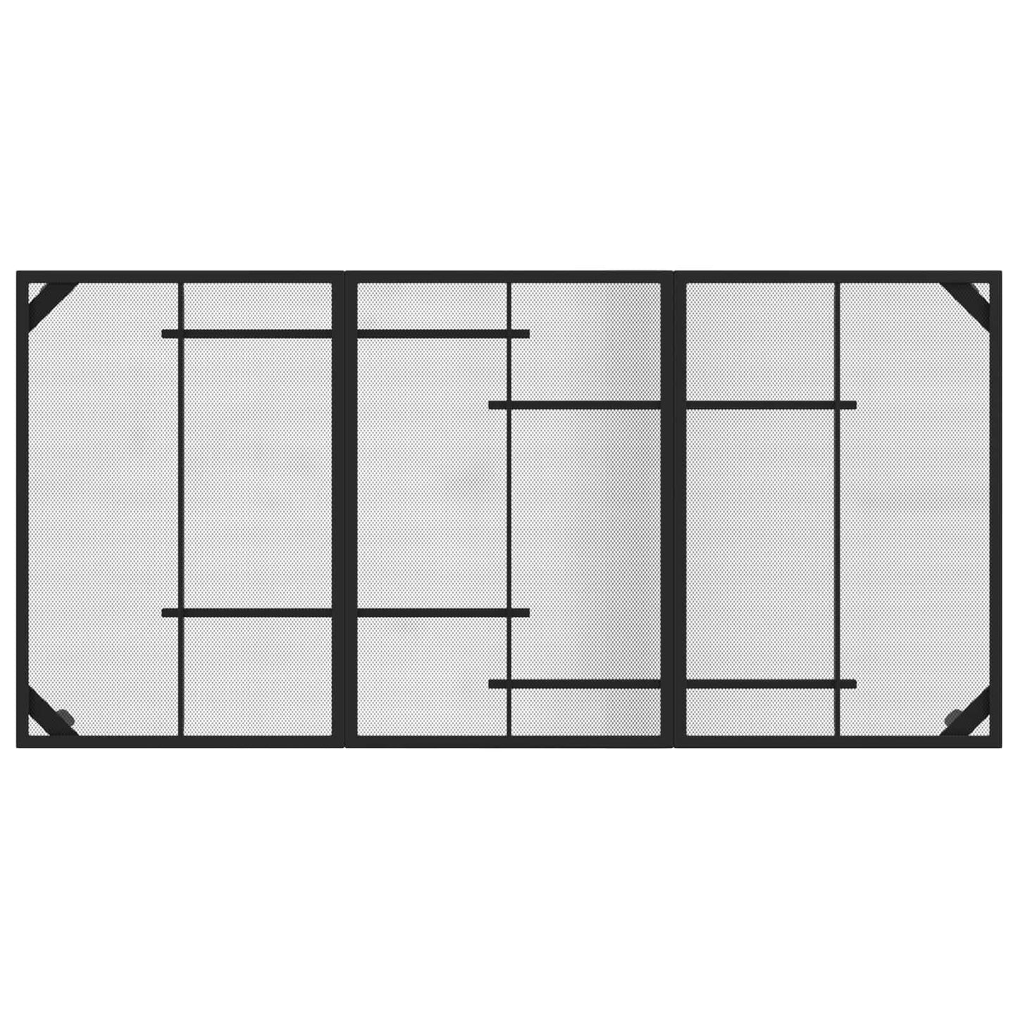 Buitenmeubelset 5 pcs Antracietkleurig Ijzer en Staal